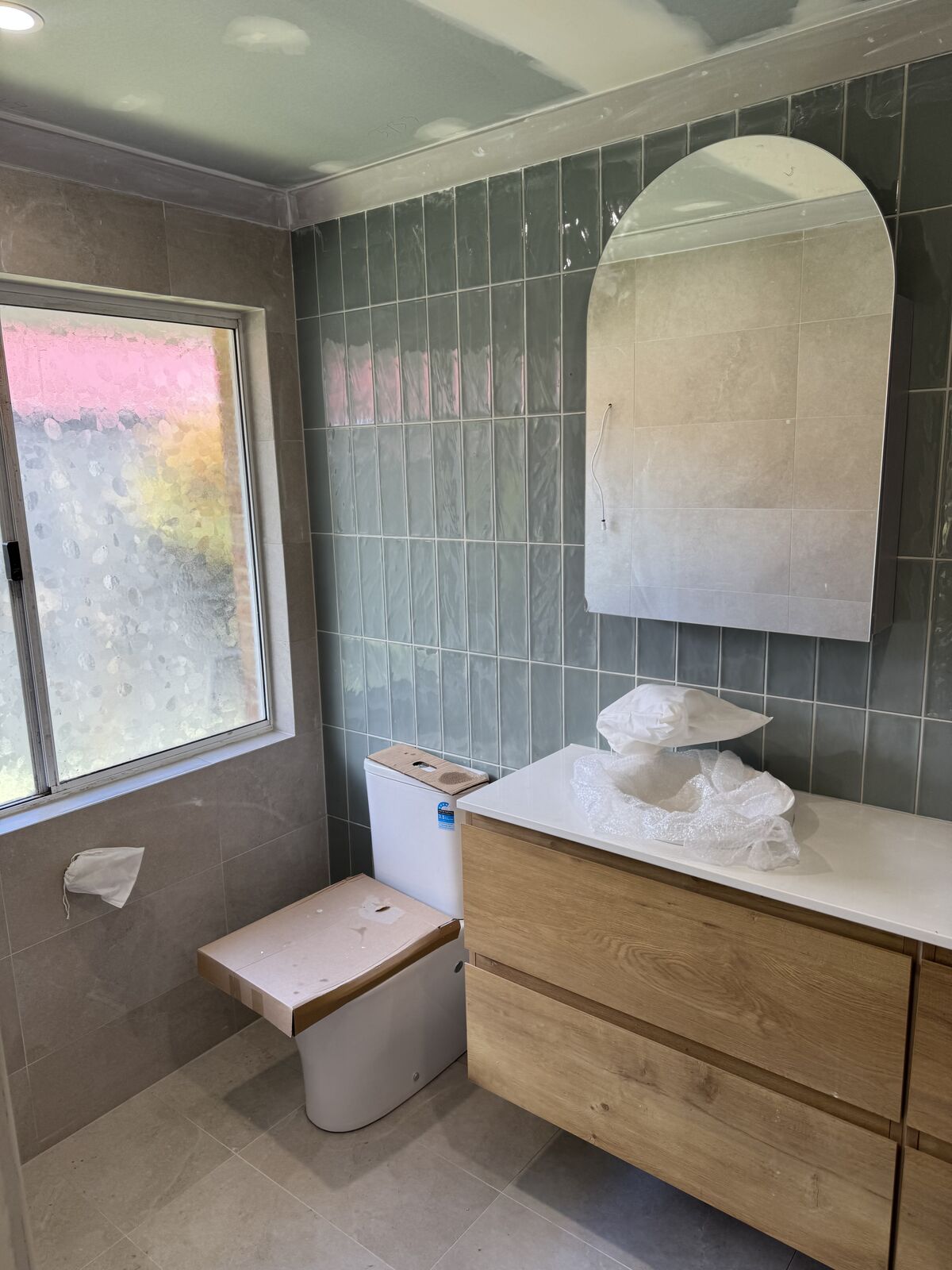 Completed ensuite renovation, Woodvale